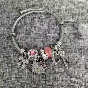 NO.468 Pink Hello Kitty Bracelet cute
